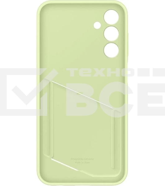 Чехол (клип-кейс) Samsung для Samsung Galaxy A15 Card Slot Case A15 лайм (EF-OA156TMEGRU)