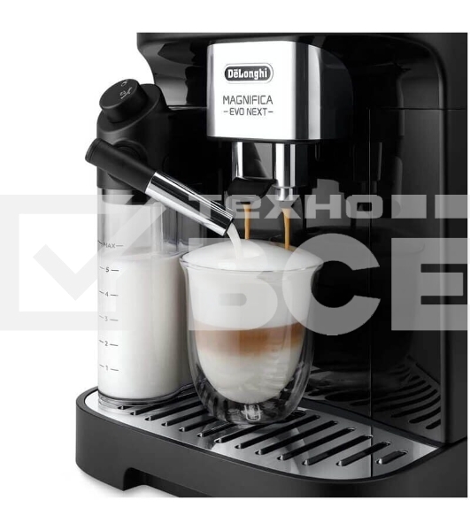 Кофемашина автоматическая DeLonghi ECAM310.60.B черный, исп. кофе - 	зерновой/молотый, 1.8 л, 1450 Вт, 15 Бар