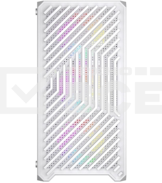 Компьютерный корпус 1STPLAYER TRILOBITE T5 ARGB белый / mATX / 4x120мм ARGB fans / T5-WH-4F7-W