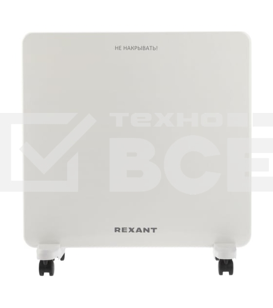 Конвектор Rexant 60-0096, белый, 1000 Вт, 15 м2, механический термостат