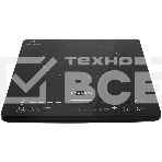 Плита Индукционная Hyundai HYC-0110 черный/серебристый закаленное стекло (настольная), фото 1