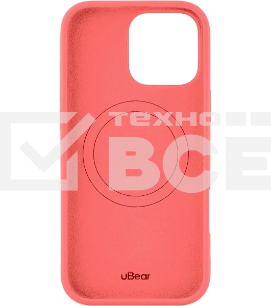 Чехол (клип-кейс) uBear для Apple iPhone 16 Pro Max Touch with MagSafe розовый (CS423CR69PTH-I24M)