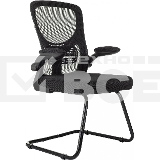 Кресло компьютерное Бюрократ MC-109 черный TW-01 TW-11 сетка/ткань полозья металл черный