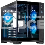 Компьютерный корпус Chieftec Visio черный без БП ATX 2x80мм 4x120мм 2x140мм 1xUSB 2.0 2xUSB 3.0 audio bott PSU, фото 1