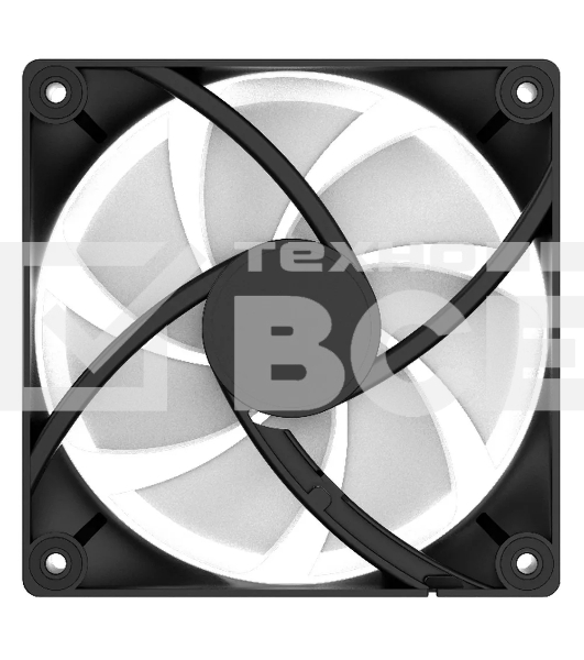 Вентилятор для корпуса Ocypus Delta F12 BK 3 IN 1, 120x120x25mm, 4-PIN PWM, 500-2000 RPM, 29 DBA MAX, HYDRO BEARING