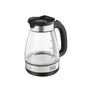 Чайник электрический Homestar HS-1044 1.8 л,стекло/пластик, черный