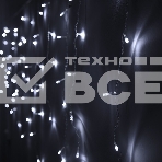 Гирлянда светод. Funray Бахрома IC-72W, 1.6x0.7м, 72 LED, хол.бел., IP20, прозрачный шнур 1,5м, фото 1