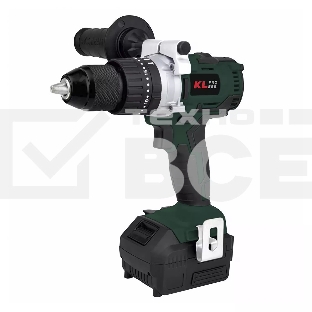 Профессиональный ударный бесщеточный шуруповерт Klpro KLDM18B-50 (18В, Li-ion-2шт, 5.0А·ч, 60Нм, ручка, З/У-4А,в кейсе)