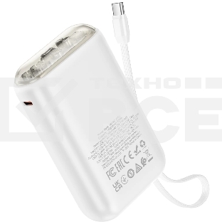 Портативный аккумулятор Hoco J157 10000mAh 2A белый (62062)