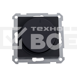 Светорегулятор (диммер) SE AtlasDesign карбон, повор-нажим, LED, RC, 400 Вт, мех.