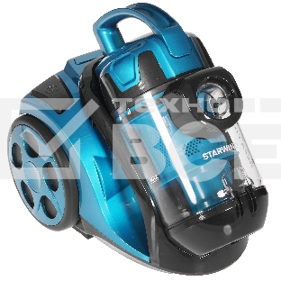 Пылесос Starwind SCV5630 голубой/черный, 350/2000 Вт, уборка сухая, пылесборник контейнер 2.5 л