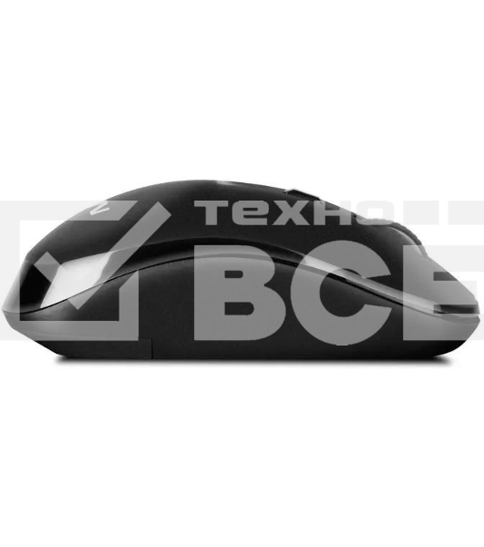 Мышь беспроводная SVEN RX-260W черный, 1600 dpi, радиоканал, USB, кнопки - 4