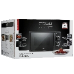 Микроволновая печь CASO M 20 EASY зеркальный/черный, 20 л, 700 Вт, переключатели - поворотный механизм, фото2