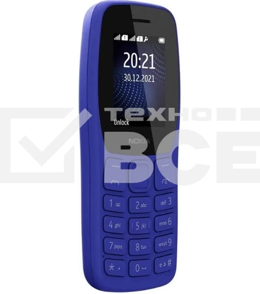Мобильный телефон Nokia 105 TA-1416 DS EAC2+ синий