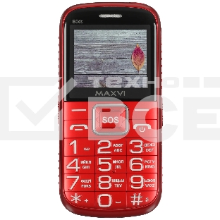 Мобильный телефон Maxvi B5ds красный