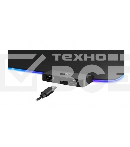 Коврик для мышки Defender BLACK XXL HUB LIGHT