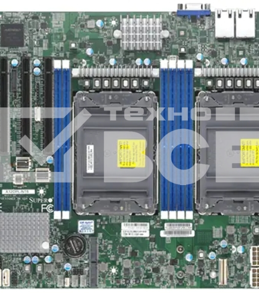 Серверная материнская плата Supermicro X12DPL-NT6-B, сокет LGA4189, Intel C621A, DDR4 ECC, 8xDDR4, 4xPCIe 4.0 x16, 2xM.2, 12xSATA, 2xRJ-45, ASPEED AST2600, ATX
