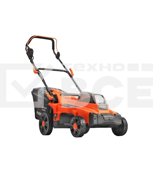 Газонокосилка аккумуляторная PATRIOT CM 440 2*21В UES, без акб и зу, бесщеточ, 37см, трав 35л пласт+мульчирование, центр. подъём 6 уровней (25-75), пласт дека