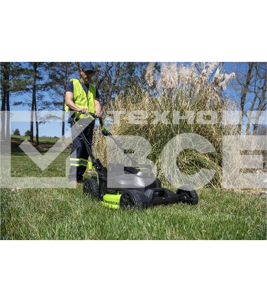 Газонокосилка аккумуляторная GreenWorks GC82LM61S, TwinForce, 82V, 61 см, самоходная, бесщеточная, без АКБ и ЗУ  (2515607)