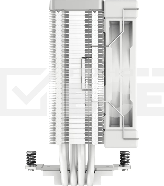 Кулер для процессора DEEPCOOL AK400 WH белый, 120 мм, алюминий/медь, 1850 об/мин, 29 дБ, 4 pin, 220 Вт, 155 мм
