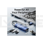 Сетевой адаптер Vention USB 3.0 M/Gigabit Ethernet RJ45+OTG хаб 3xUSB Синий - 0.15м., фото2