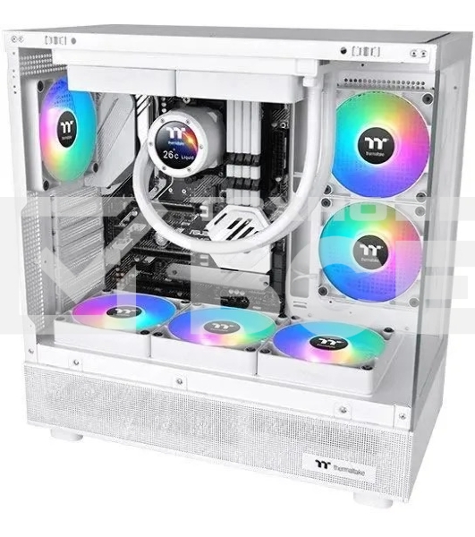 Вентилятор для корпуса Thermaltake CT120 Sync Reverse ARGB 120х120x25 белый 4-pin 31.2дБ (упак.:2шт) (CL-F175-PL12SW-A) Ret