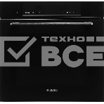 Духовой шкаф электрический Hyundai HMEO 6780 BG черное стекло/серебристый, фото 1