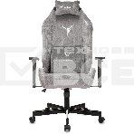 Кресло игровое Knight N1 Fabric серый Light-19 с подголов. крестовина металл, фото38