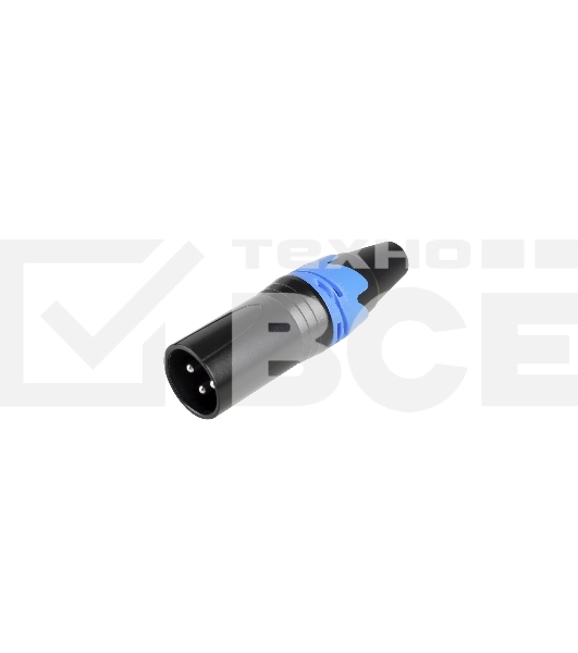 Комплект кабельных разъемов Wize WXLR-3PM-5 XLR 3 pin, (вилка), 5 шт. в комплекте