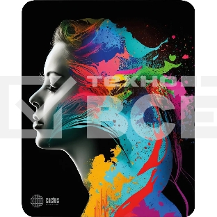 Коврик для мыши Cactus Color paint 300x250x3мм (CS-MPC-D08M)