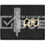 Шильд-символ Moleskine Zodiac Signs Водолей, металл, золотистый, коробка с европодвесом, PINAQUARIUSGOLD, фото 1