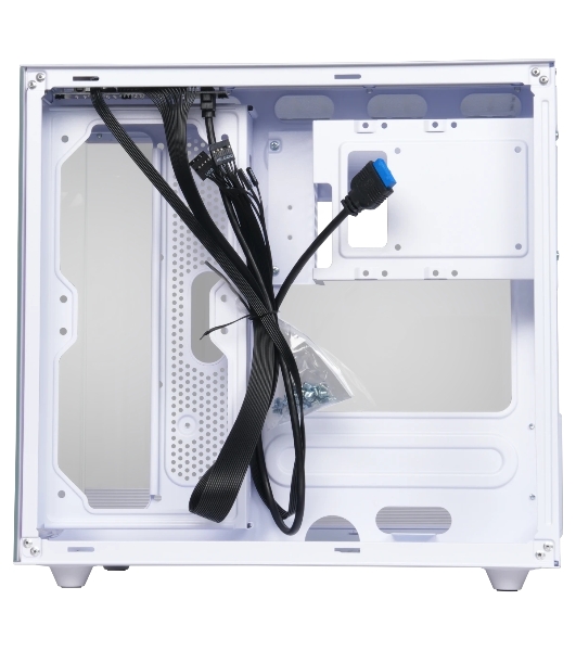 Компьютерный корпус DEFENDER NovaCube белый,mATX,3fan,switch&M/BSynс