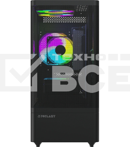 Компьютер Teclast G03 Ryzen 5 9600X (3.9) 32Gb SSD1Tb RTX5060TI 16Gb Windows 11 Pro GbitEth WiFi BT 500W черный (G03 9600X32G1T5060T16BKRU)