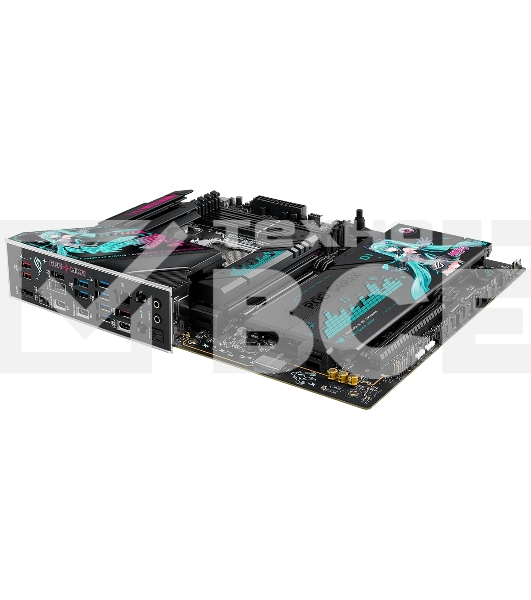 Материнская плата ASUS ROG STRIX X870E-H GAMING MIKU AM5 ATX 4xDDR5 2xPCIEx16 4xM.2 3xUSB-C HDMI 5GLAN Wi-Fi 7 