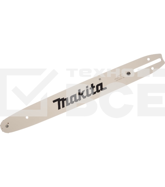 Шина для цепных пил, длина Makita 40 см/16'', шаг 3/8'', паз 1.1 мм, SN, M-L, 56 звеньев