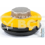 Катушка Denzel 96322 тримм. полуавтомат. легкая заправка лески гайка m10x1.25 винт m10-m10 алюм.кн, фото 1