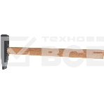 Молоток слесарный Сибртех 300 г, квадратный боек, деревянная рукоятка, фото6