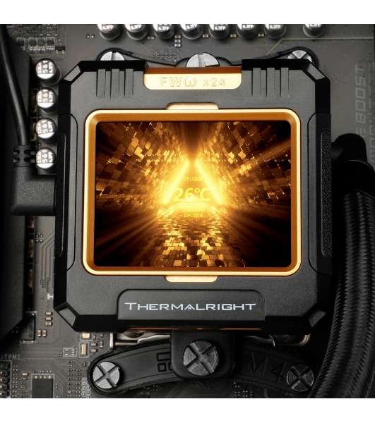 Водяное охлаждение для процессора Thermalright Frozen Warframe 420 ARGB (420мм, LED, Black, ARGB/Fans: 3x140мм, 88.7CFM, 29.8dBA, 1750RPM/Pump height 60мм, 23dBA, 3000RPM, Rad thickness 27мм/S: 1851, 1700, 1200, 115X, 2011, 2066, AM5, AM4)