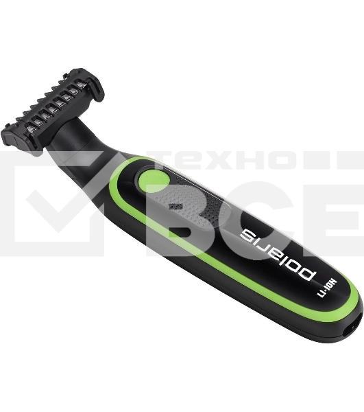 Машинка для стрижки Polaris PHC 0303RB черный/лайм 240Вт