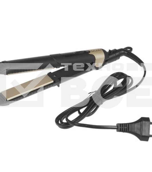 Выпрямитель для волос Galaxy Line GL 4519 черный/золотистый, 24 мм, 180 °C, 1 режим