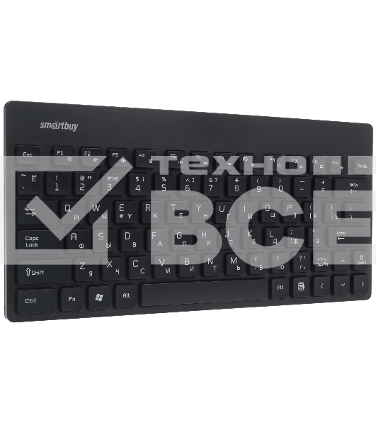 Комплект клавиатура+мышь Smartbuy 220349AG беспроводной, USB, 1600 DPI, чёрный