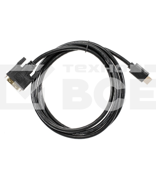 Кабель HDMI to DVI-D (19M -25M) 2м, TV-COM <LCG135E-2M>
