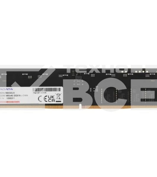 Оперативная память ADATA, DDR5, 32GB, 5600MHz, CL46, UDIMM