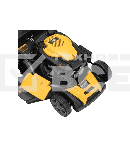 Газонокосилка бензиновая GLD-460SP-VE, 146 см3, шир. 46см, привод, вариатор, эл.старт, 60 л Denzel
