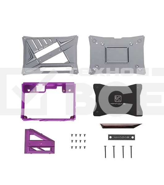 Компьютерный корпус Khadas DIY Case Purple VIMs DIY Case, Purple Color, with heavy metal plate