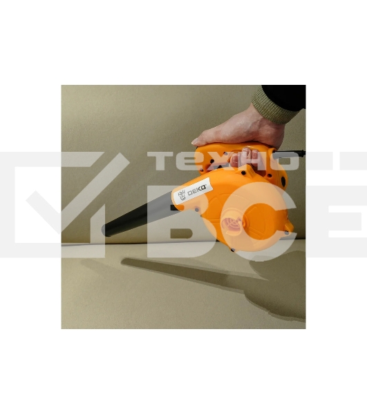 Воздуходувка-пылесос Deko DKBL1100 1100Вт пит.:от сети желтый