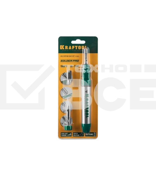 Паяльник Kraftool 55504-H3 газовый 70Втмакс.t=1300