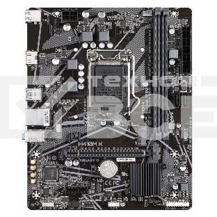 Материнская плата Gigabyte H410M K 2.0, LGA 1200, Intel Q470, 2xDDR4, 2xSATA, 1xM.2, 1xPCIe 3.0 x16, 1xPCIe x1, 1xHDMI, 1x 1Gb LAN, 2xUSB-A 3.2 Gen 1, 4xUSB-A 2.0, 3x3.5 мм, 7.1, mATX