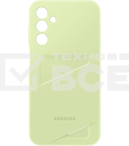 Чехол (клип-кейс) Samsung для Samsung Galaxy A15 Card Slot Case A15 лайм (EF-OA156TMEGRU)