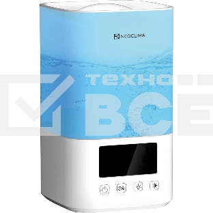Увлажнитель воздуха ультразвуковой Neoclima Vision LED 2.5L, объем 2.5л, LED, сенсор белый